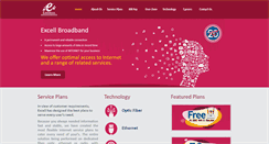 Desktop Screenshot of excellbroadband.com